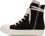 Rick Owens DRKSHDW Black Slashed Sneakers - Thumbnail 3