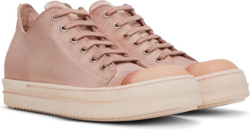 Rick Owens DRKSHDW Pink Low Sneakers