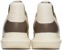 Rick Owens Gray & Off-White Geth Sneakers - Thumbnail 2