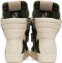 Rick Owens Green Geobasket Sneakers - Thumbnail 2