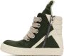 Rick Owens Green Geobasket Sneakers - Thumbnail 3