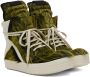 Rick Owens Green Geobasket Sneakers - Thumbnail 4