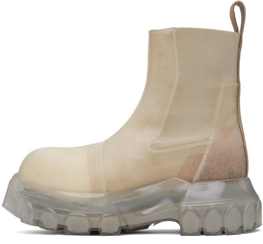 Rick Owens Off-White Beatle Bozo Tractor Boots