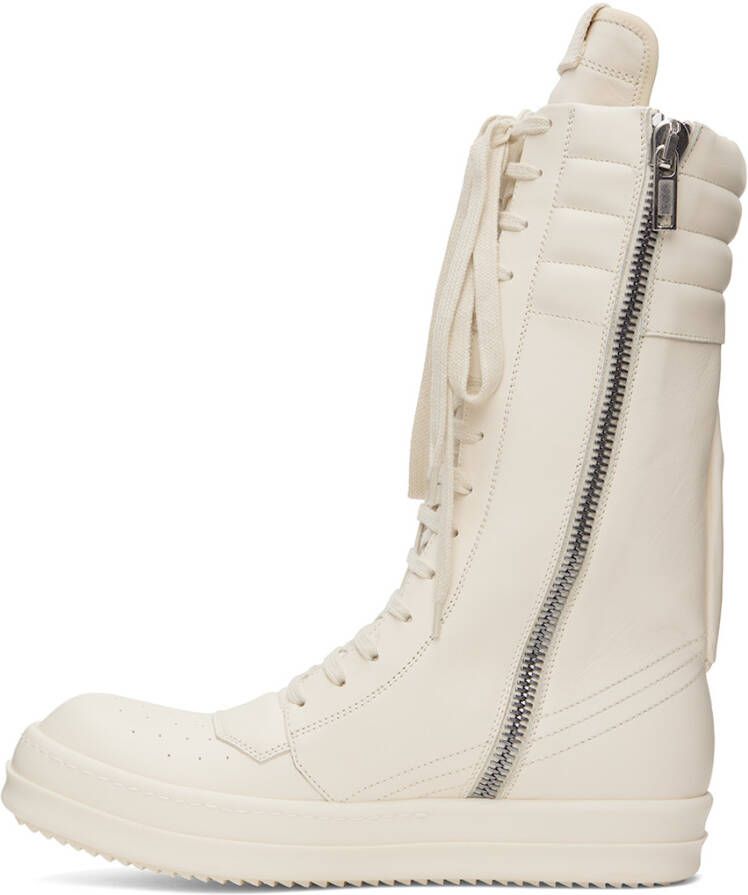 Rick Owens Off-White Cargobasket Sneakers