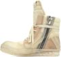 Rick Owens Off-White Geobasket Sneakers - Thumbnail 3