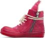 Rick Owens Pink Geobasket Sneakers - Thumbnail 3