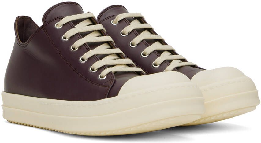 Rick Owens Purple Low Sneakers