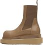 Rick Owens Taupe Beatle Turbo Cyclops Chelsea Boots - Thumbnail 3