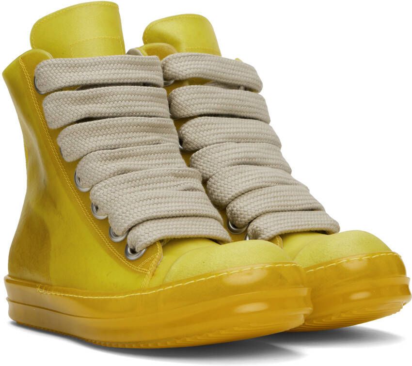 Rick Owens Yellow Edfu Sneakers