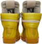 Rick Owens Yellow Geobasket Sneakers - Thumbnail 2