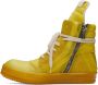 Rick Owens Yellow Geobasket Sneakers - Thumbnail 3