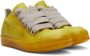 Rick Owens Yellow Low Sneakers - Thumbnail 4