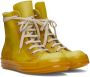 Rick Owens Yellow Transparent Sneakers - Thumbnail 4
