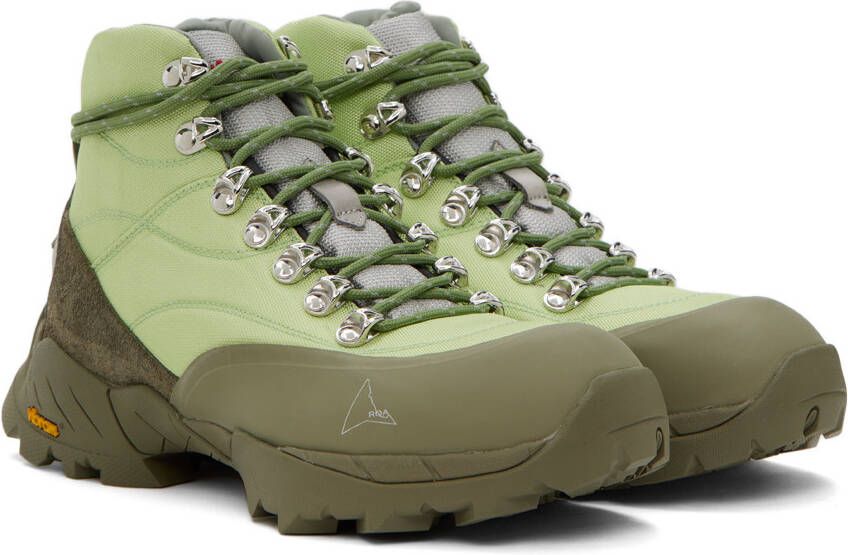 ROA Green Andreas Strap Boots