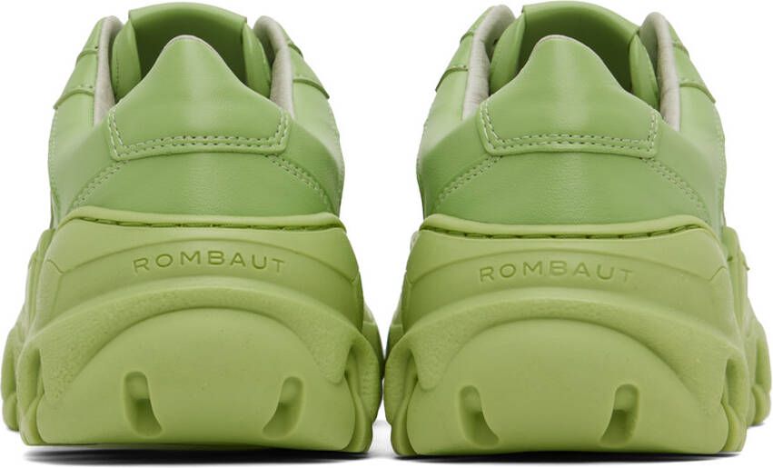 Rombaut Green Boccaccio II Apple Leather Sneakers