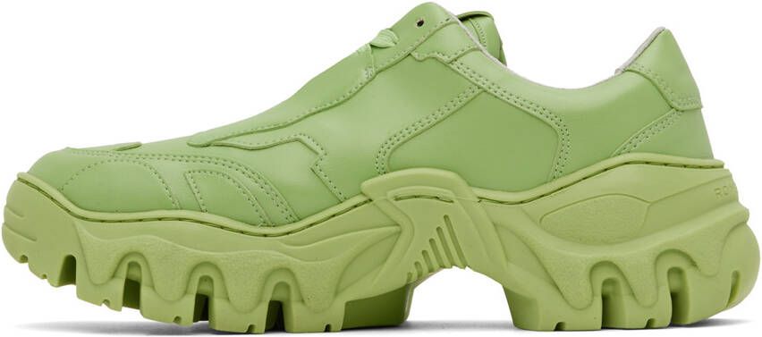 Rombaut Green Boccaccio II Apple Leather Sneakers