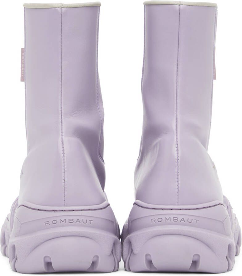 Rombaut Purple Boccaccio II Apple Leather Chelsea Boots