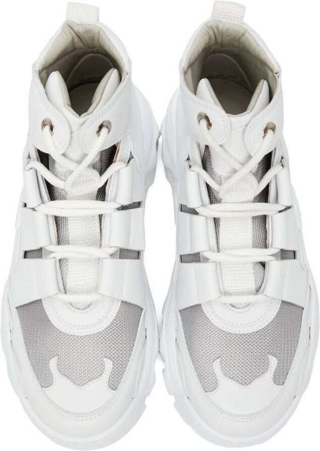 Rombaut White Boccaccio II Future Leather Riot Low Sneakers