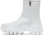 Rombaut White Future Leather Boccaccio II Lite Ankle Boots - Thumbnail 3