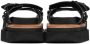 Sacai Black Hybrid Belt Sandals - Thumbnail 2