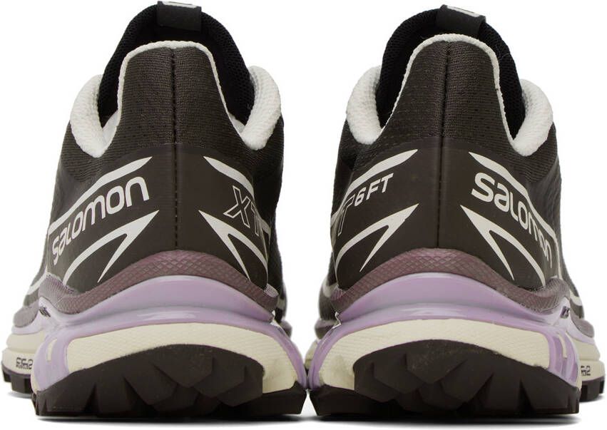 Salomon Black & Purple XT-6 FT Sneakers