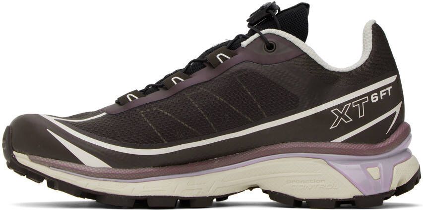 Salomon Black & Purple XT-6 FT Sneakers
