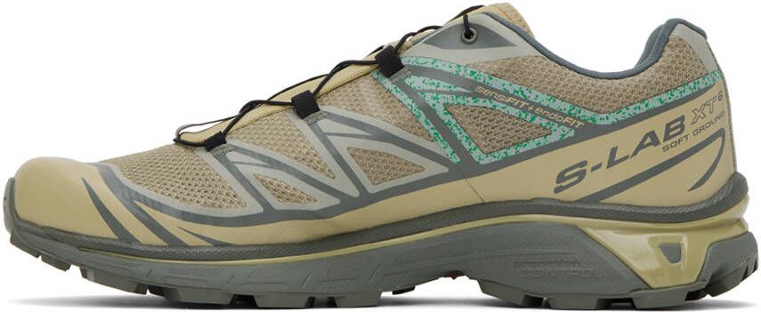 Salomon Taupe & Gray XT-6 Mindful Sneakers