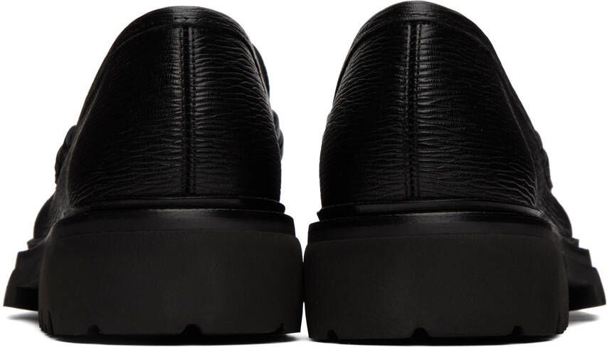 Ferragamo Black Bleecker Loafers