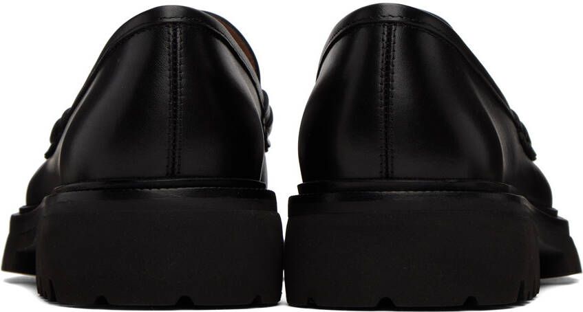 Ferragamo Black Bleeker Loafers