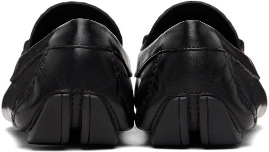 Ferragamo Black Driver Loafers