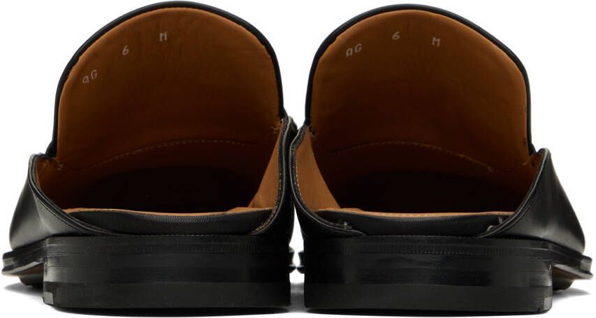 Ferragamo Black Gancini Loafers