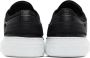 Salvatore Ferragamo Black Gancini Low-Top Sneakers - Thumbnail 2