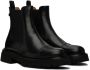 Salvatore Ferragamo Black George 2 Chelsea Boots - Thumbnail 4