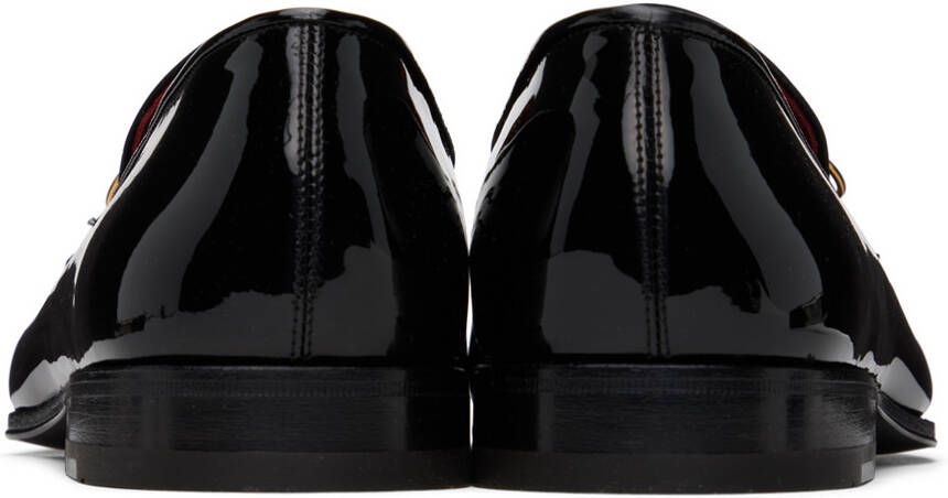 Ferragamo Black Giuseppe Leather Loafers