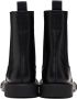 Salvatore Ferragamo Black Leather Chelsea Boots - Thumbnail 2