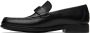 Salvatore Ferragamo Black Nilo Loafers - Thumbnail 3