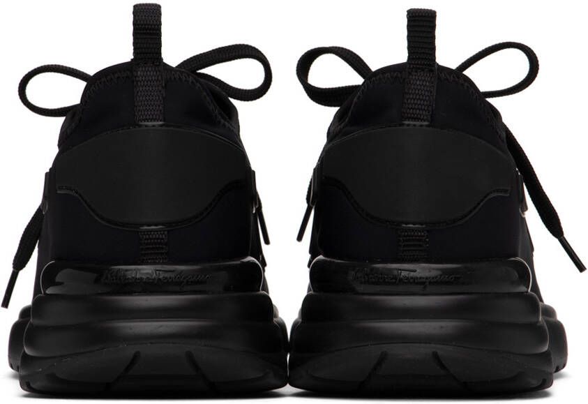 Ferragamo Black Pocket Sneakers
