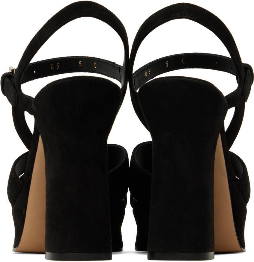 Ferragamo Black Sonya Heeled Sandals