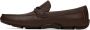 Salvatore Ferragamo Brown Front 4 Loafers - Thumbnail 3