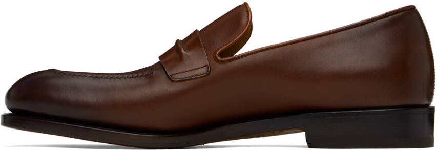 Ferragamo Brown Genk Loafers