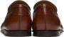 Ferragamo Brown Leather Penny Loafer - Thumbnail 2