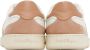 Ferragamo White & Pink Garda Low Sneakers - Thumbnail 2