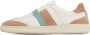 Ferragamo White & Pink Garda Low Sneakers - Thumbnail 3