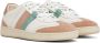 Ferragamo White & Pink Garda Low Sneakers - Thumbnail 4