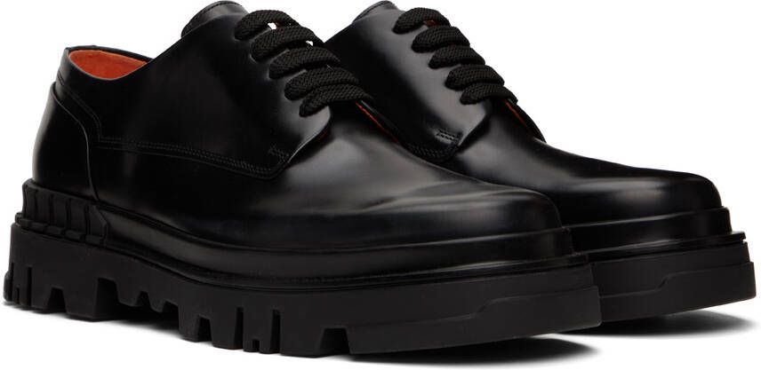 Santoni Black Fairfax Lugs