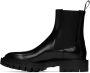 Santoni Black Fern Chelsea Boots - Thumbnail 3
