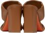Santoni Brown Leather Heels - Thumbnail 2