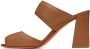 Santoni Brown Leather Heels - Thumbnail 3