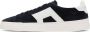 Santoni Navy & White Double Buckle Sneakers - Thumbnail 3