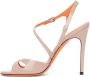 Santoni Pink Open Toe Heeled Sandals - Thumbnail 3